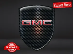GMC Autocollants Bombés Universel Qualité Pro Supérieure